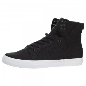 Cano Alto Supra SkyTop D Feminino Pretas | FJUSV5310