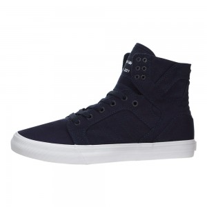 Cano Alto Supra SkyTop D Masculino Azul Marinho | DVKWC1290