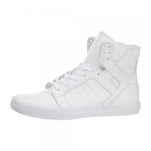 Cano Alto Supra SkyTop Feminino Branco | JWYTV7385