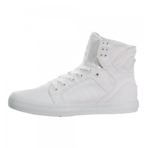 Cano Alto Supra SkyTop Feminino Branco | YTQFX6034