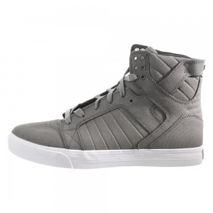 Cano Alto Supra SkyTop Feminino Cinzentas | TJQXD0725