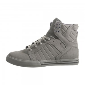 Cano Alto Supra SkyTop Feminino Cinzentas | JFWLC9314