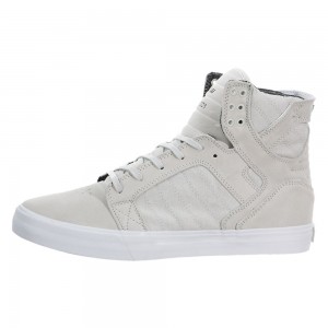 Cano Alto Supra SkyTop Feminino Cinzentas | KARLS0194