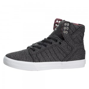 Cano Alto Supra SkyTop Feminino Cinzentas | VCSLM8521