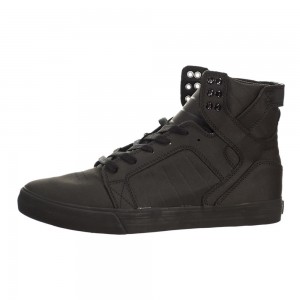 Cano Alto Supra SkyTop Feminino Pretas | LBEIN0517