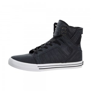 Cano Alto Supra SkyTop Feminino Pretas | POHQW7326