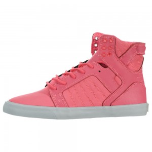 Cano Alto Supra SkyTop Feminino Rosa | JKPWH3549