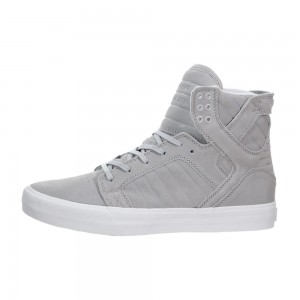 Cano Alto Supra SkyTop HF Feminino Cinzentas | IDARN0862