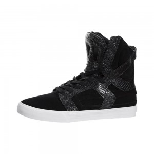 Cano Alto Supra SkyTop II Feminino Pretas | PQACE7243