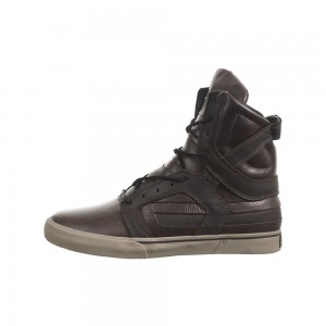 Cano Alto Supra SkyTop II Masculino Marrom | JHALY2437