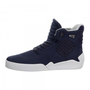 Cano Alto Supra SkyTop IV Feminino Azul Marinho | ZPCVJ7208