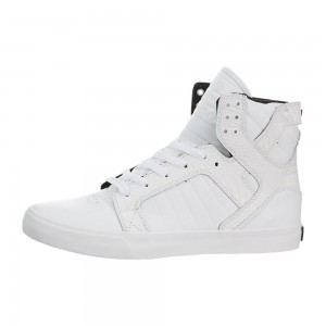 Cano Alto Supra SkyTop Masculino Branco | RDNBI4782