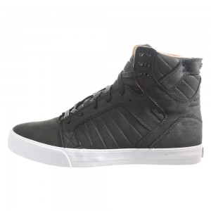 Cano Alto Supra SkyTop Masculino Pretas | IETAF6452