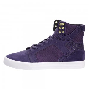 Cano Alto Supra SkyTop Masculino Roxo | ULMEB0912