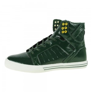 Cano Alto Supra SkyTop Masculino Verdes | EPYCH0839