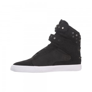 Cano Alto Supra Society Feminino Pretas | YQANM5603