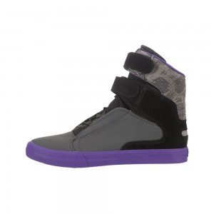 Cano Alto Supra Society Masculino Cinzentas Pretas | EMKDW2706