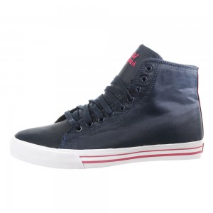 Cano Alto Supra Thunder High Feminino Azul Marinho | IFEXB3498