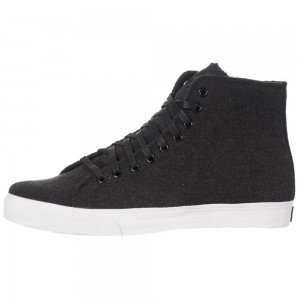 Cano Alto Supra Thunder High Feminino Pretas | KHLCF1562