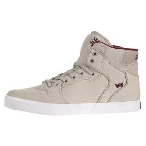 Cano Alto Supra Vaider Feminino Caqui | IOMFK9358