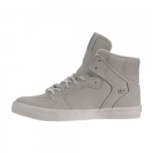 Cano Alto Supra Vaider Feminino Cinzentas | ASPWQ8923