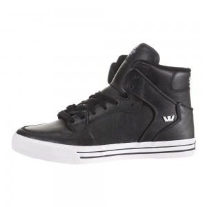 Cano Alto Supra Vaider Feminino Pretas | MDKJT2184