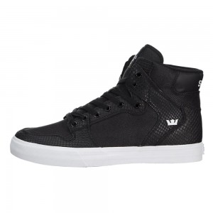 Cano Alto Supra Vaider Feminino Pretas | OKCEY5612