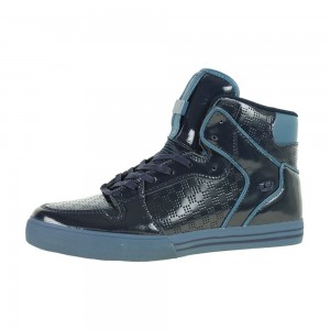 Cano Alto Supra Vaider Masculino Azul Marinho | KJRZY0812