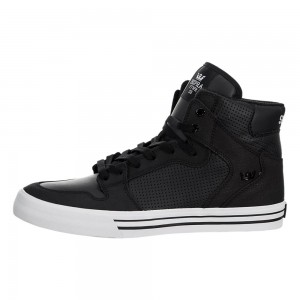 Cano Alto Supra Vaider Masculino Pretas | OLXIN0394