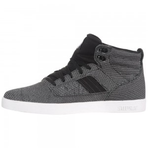 Tenis Skate Supra Bandit Feminino Pretas Branco | VNSOB4789