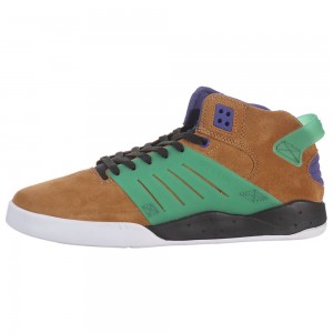 Tenis Skate Supra SkyTop III Feminino Marrom | ASFJG4869