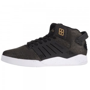 Tenis Skate Supra SkyTop III Feminino Pretas | XNFSP2853