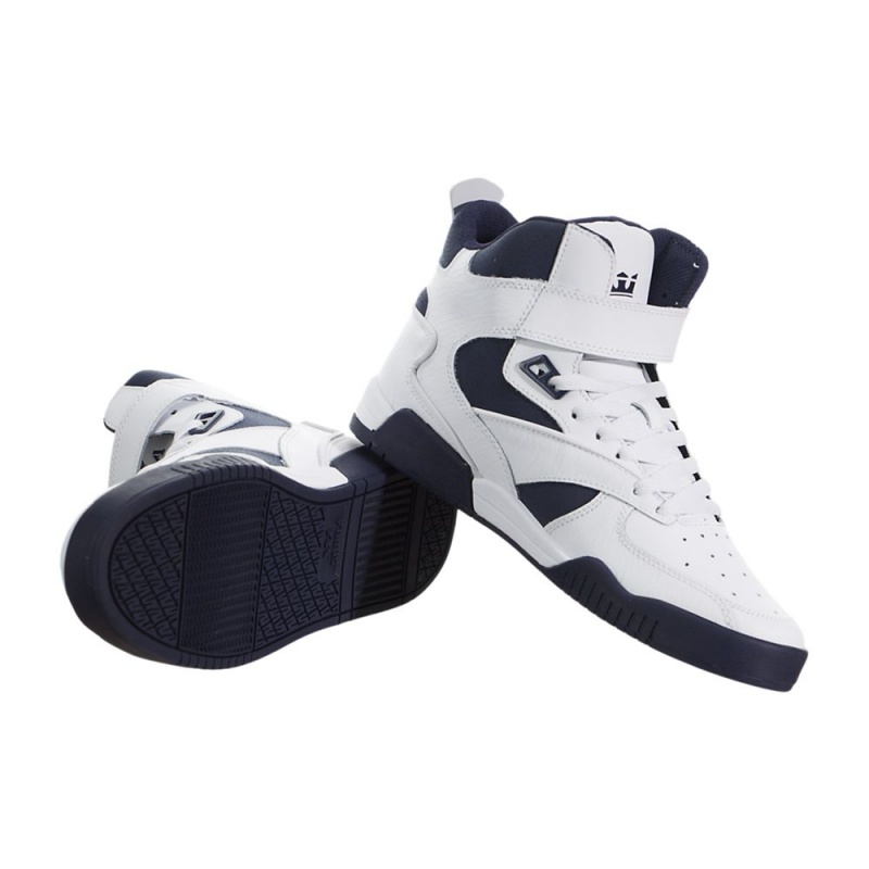 Cano Alto Supra Bleeker Feminino Branco | XBGVP8421