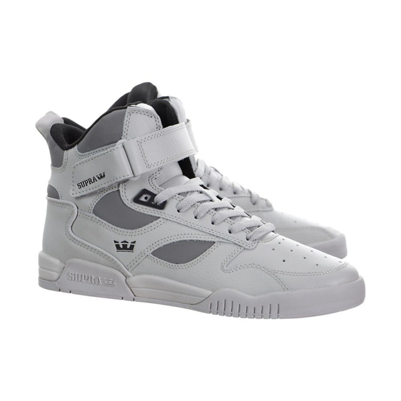 Cano Alto Supra Bleeker Feminino Branco | PYQIE2809