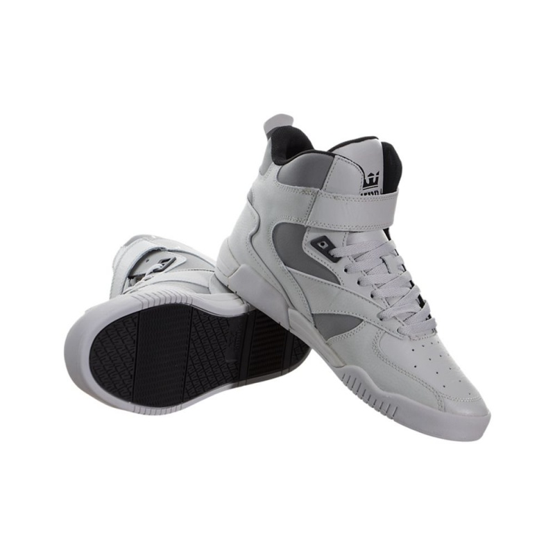 Cano Alto Supra Bleeker Feminino Branco | PYQIE2809