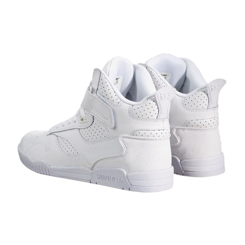 Cano Alto Supra Bleeker Feminino Branco | EVGXB2031