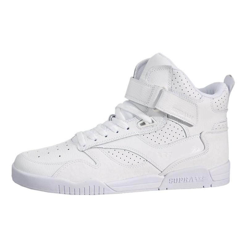 Cano Alto Supra Bleeker Feminino Branco | EVGXB2031