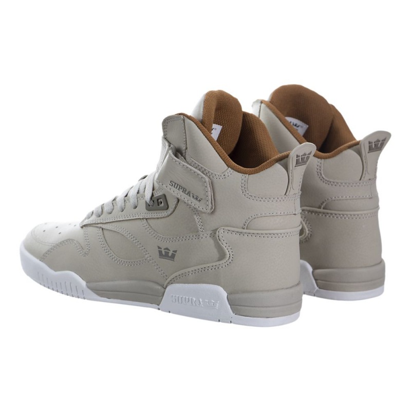 Cano Alto Supra Bleeker Feminino Cinzentas | UYTAX7085