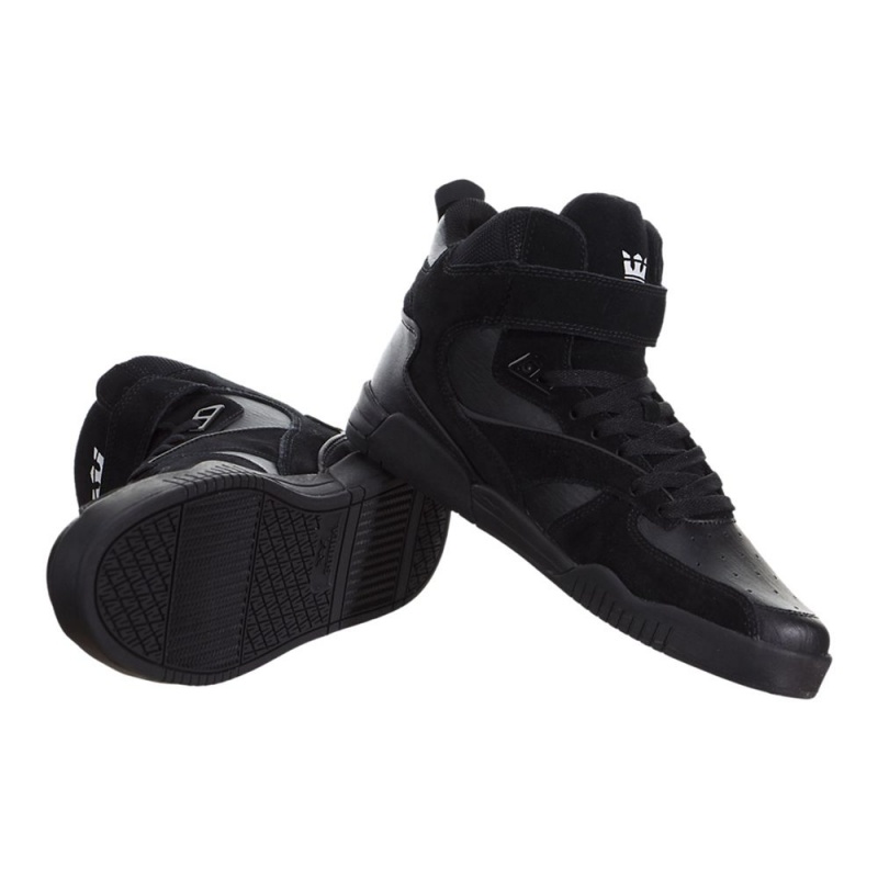 Cano Alto Supra Bleeker Feminino Pretas | NGBVA9874