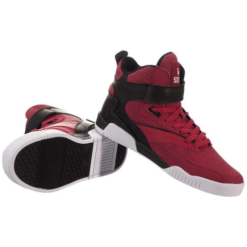 Cano Alto Supra Bleeker Feminino Vermelhas | EMLNU4193