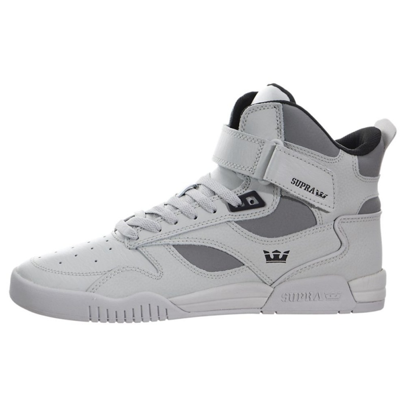 Cano Alto Supra Bleeker Masculino Branco | ESRDX6935