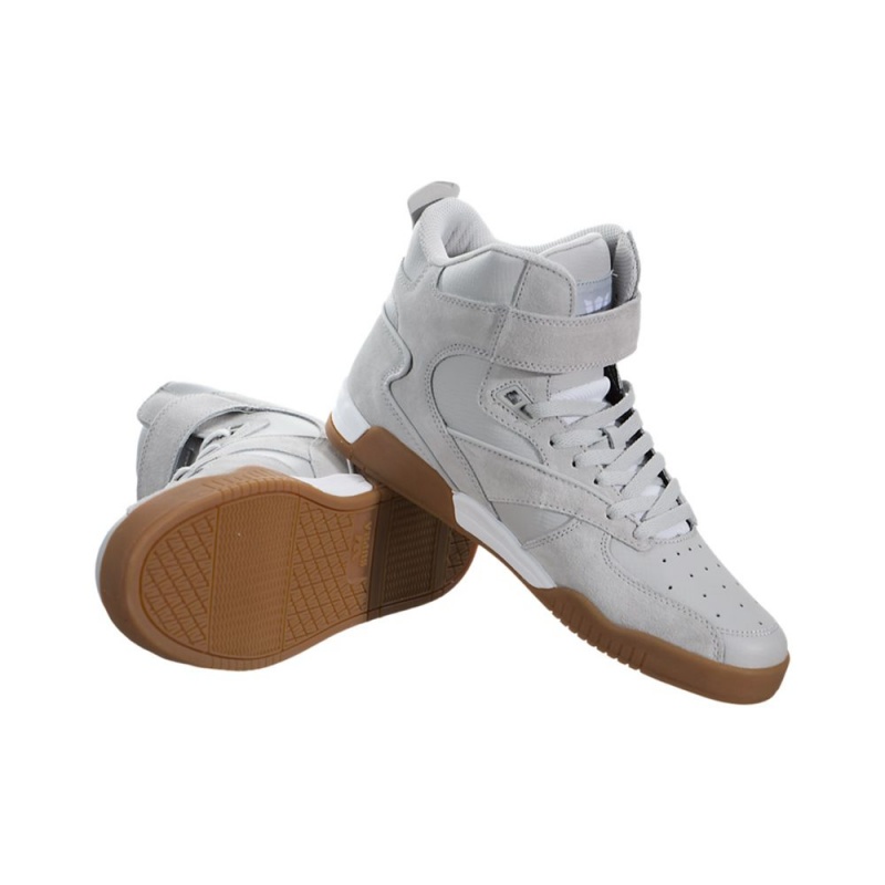 Cano Alto Supra Bleeker Masculino Cinzentas | YQHGT5296