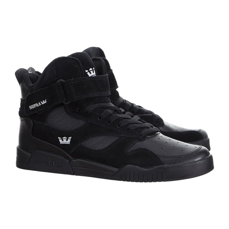 Cano Alto Supra Bleeker Masculino Pretas | QOISE3587