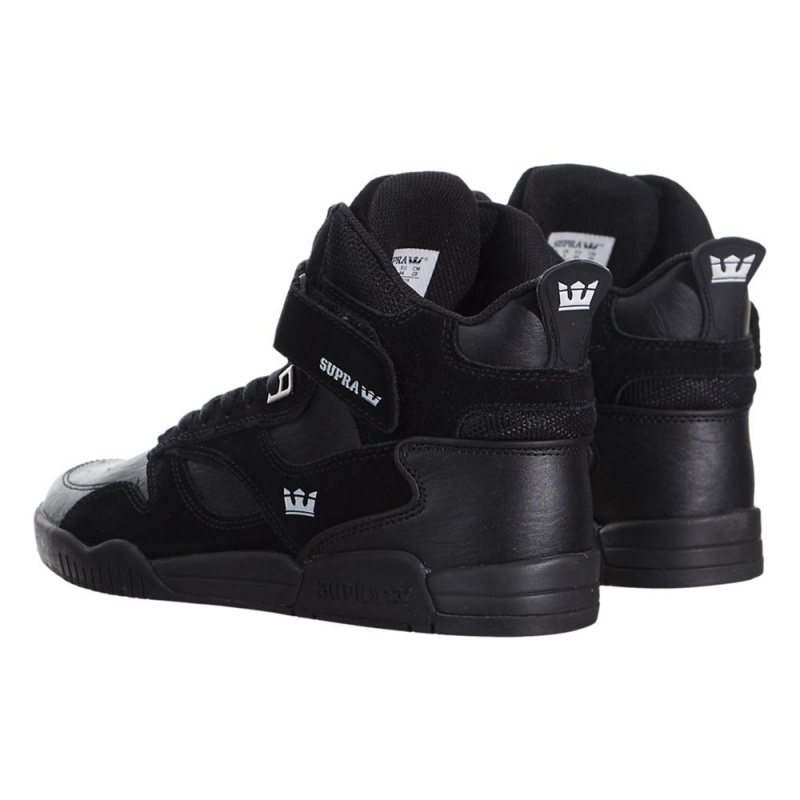 Cano Alto Supra Bleeker Masculino Pretas | QOISE3587