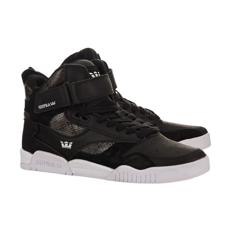 Cano Alto Supra Bleeker Masculino Pretas | FTZBL0864