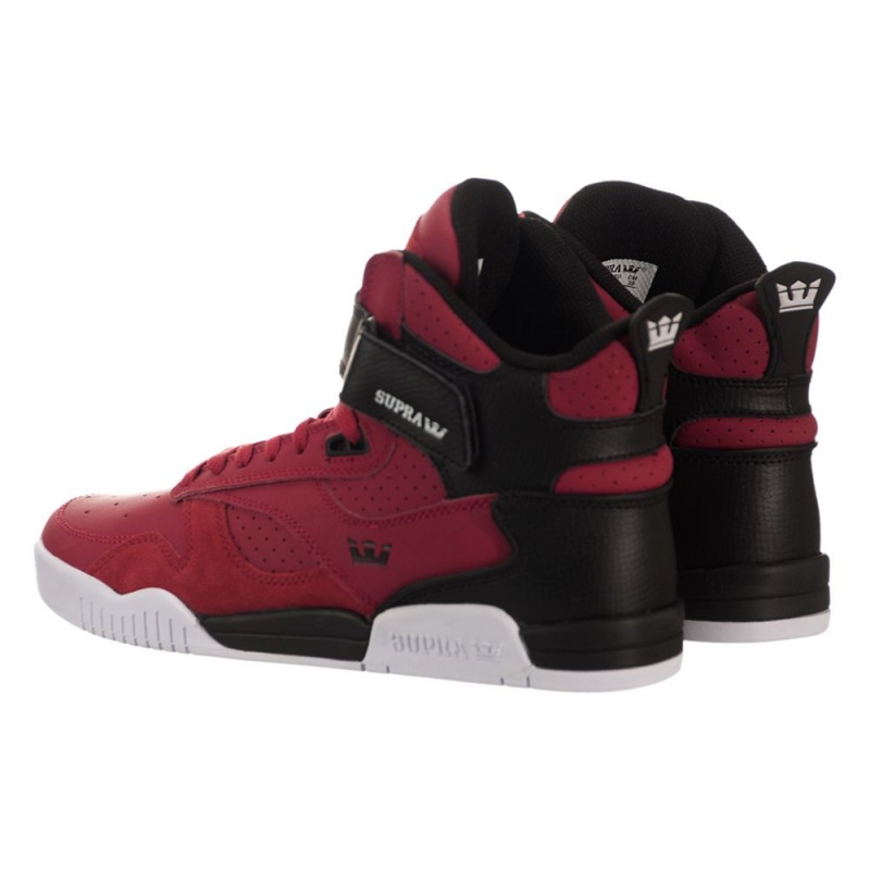 Cano Alto Supra Bleeker Masculino Vermelhas | ZYWFO2904