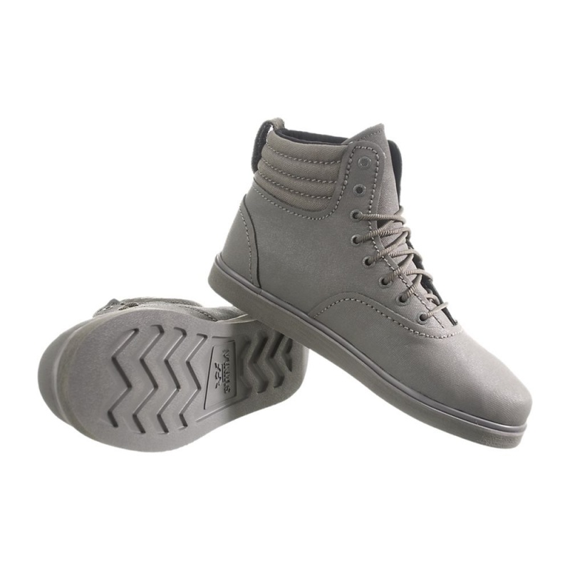 Cano Alto Supra Henry Feminino Cinzentas | NQWPL3925