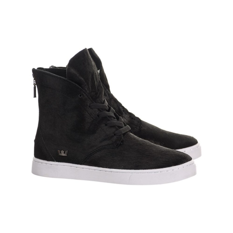 Cano Alto Supra Joplin Feminino Pretas | DNLOH8109