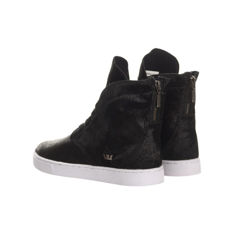 Cano Alto Supra Joplin Feminino Pretas | DNLOH8109