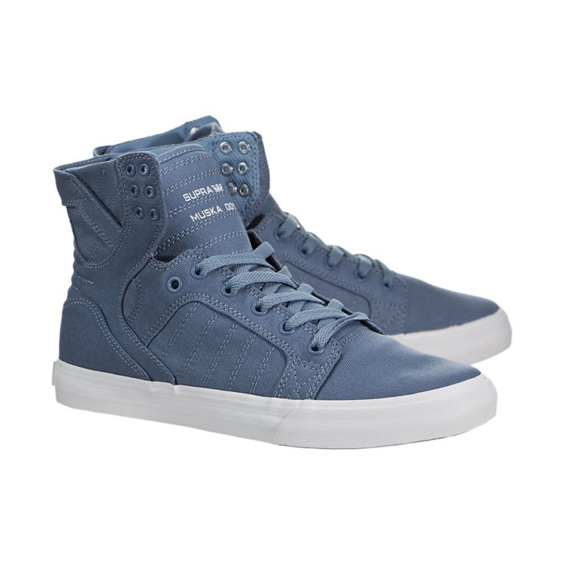 Cano Alto Supra SkyTop D Feminino Azuis | ETPLX6539